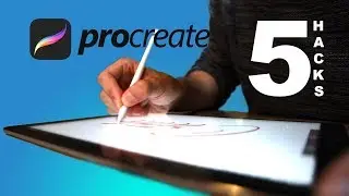 5 iPad Lettering Hacks in under 60 SECONDS - in ProCreate 4.0