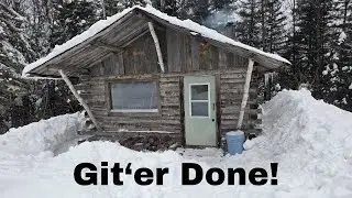 Off-Grid Cabin Progress: Ceiling Insulation & Old Window Removal