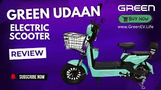 Green Udaan Electric Scooter Review | SHOP NOW GreenEV.Life #electricscooter #udaan #electricbike