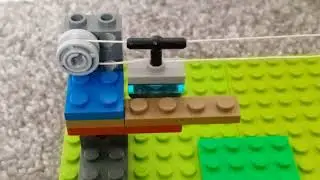 Motorised LEGO cable car