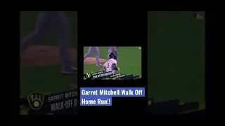 Garret Mitchell Walk Off Home Run!! #viral #brewcrew #brewers
