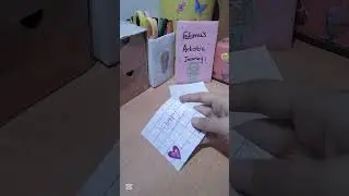 DIY cute note pad at home! &hearts;️#subscribe#comment#like