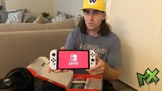 Opening the NEW OLED Nintendo Switch White Model!!