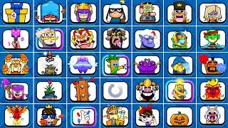 Все 501 эмоция Clash Royale (2016-2026) | (1-76 сезоны)