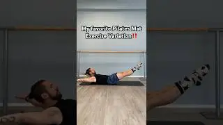 My favorite Pilates Mat Exercise Variation!#pilates #pilateslovers #pilatesinstructor