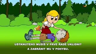 První pomoc pro děti - Hadí uštknutí