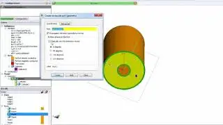 Coaxial modeling with Feko