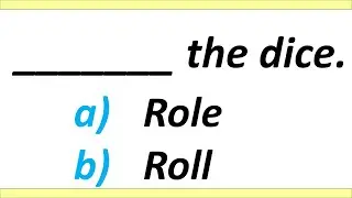 ENGLISH QUIZ. CAN YOU SCORE 10/10? COMMONLY CONFUSED WORDS - 14. ENGLISH GRAMMAR TEST.