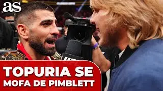 La REACCI&Oacute;N de ILIA TOPURIA a la DERROTA de PADDY PIMBLETT en UFC 324