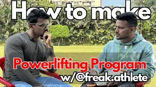 4 Best Powerlifting Training split | how to design w/@freak.athlete
