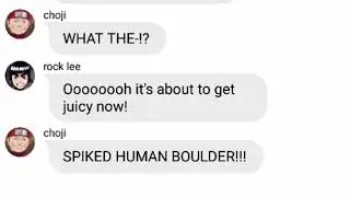 Naruto truth and dare group chat