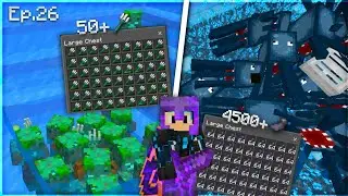 I Made Best Trident & Ink Sac Farm In Minecraft Survival MCPE | EP 26 | #minecraft