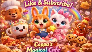 Cappu&rsquo;s Magical Caf&eacute; Adventure! 🧁✨ Funny Baking Chaos & Sparkly Friends | Kids Cartoon