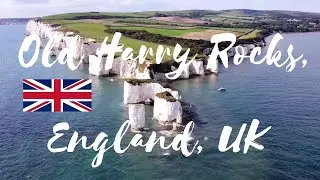 🌊 Old Harry Rocks, Dorset, England Drone Flight Video | Motivational Music | World from Above