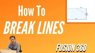 Как разбить строки в Fusion 360 (Разделение строки)