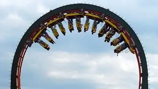Skyrider Stand-Up Roller Coaster On-Ride POV Canada's Wonderland