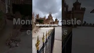 Entrance to the beautiful Monument castle colomares