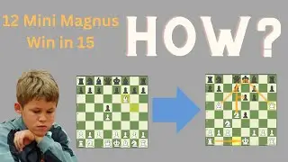 12-Year-Old Magnus Carlsen's Trompowsky Triumph: Watch the young prodigy's 15-move masterpiece
