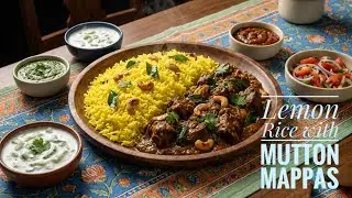 Lemon Rice with Mutton Mappas Kerala Style 