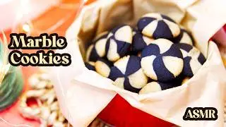 ASMR | Vegan Marble Cookies 🍪✨ | Homemade Christmas Treats​