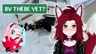 Sister slams the break with the jet fule on, we died! RV There Yet With JosieGirl #wintermap
