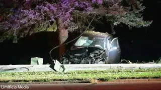 Car Crashes into Power Pole Along Pilot Knob