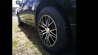 Subaru Outback 2015 with RTX Vertex Black Machined Alloy Wheels