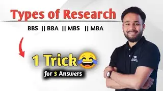 Types of Research || Basic Research and Applied Research
