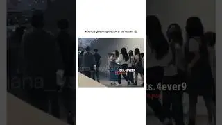 When the girls recognized Jk at IU's Concert #kpop #idols #bts #youtube #ytshorts #shorts #fyp #jk