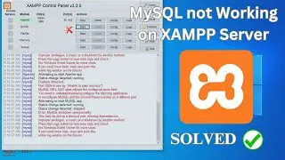 Solved ERROR: MySQL Shutdown Unexpectedly 2024 Update | How to FIx MySQL not running error on XAMPP