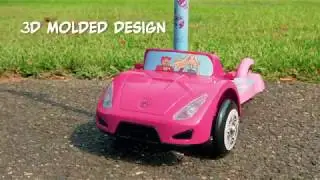 Barbie Car 3d Scooter