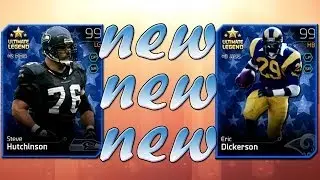 MUT 25 NEW ULTIMATE LEGEND ERIC DICKERSON 99 TRUCKING!! + STEVE HUTCHINSON FULL STATS!!