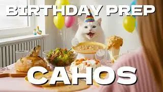 Cooking Disaster! Cat Chef Goes Wild 🐱 飼い主の誕生日を祝いたいだけなのに大混乱😼