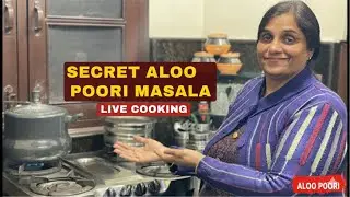 Halwai Style Aloo Poori | 100% Secret Recipe Revealed LIVE! 🔴