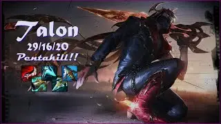 How Best Pyke EUW achieved his first pentakill with Talon || ZPK P&psi;k&Sigma;uge&Oslash; || Patch 13.24