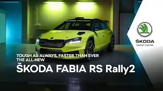 The all-new &Scaron;KODA FABIA RS Rally2. Tough as always, faster than ever