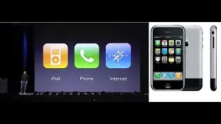 Steve Jobs Introduced the iPhone 1st Generation 2007. (BlackBerry Killer).