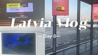 Latvia Vlog | Day 8 | back to Ireland, airport, plane and more