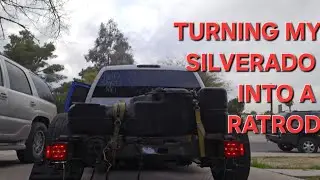 TURNING MY SILVERADO INTO A RATROD pt.1