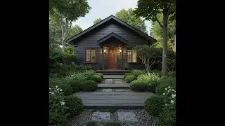 Minimalist Black Wood Cabin Build: The Ultimate Modern Garden House
