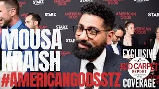 Mousa Kraish interviewed at STARZ LA &ldquo;American Gods&rdquo; Season 2 Red Carpet Premiere #AmericanGodsSTZ