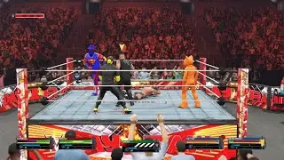 WWE 2K25 The Living Legends vs Mutiny Superman's birthday 2