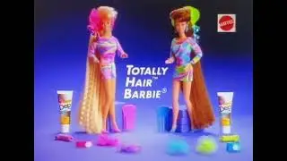 1992 Totally Hair Barbie Doll Classic Toy Television Commercial - Retro 1990's Nostalgia