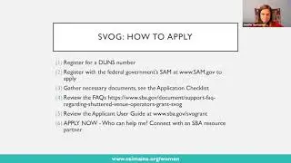 Maine Shuttered Venue Operators Grant - Informational Webinar and Q & A