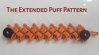 Crochet Modern Puff Pattern for Mask Adapter