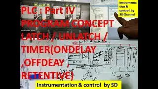 PLC : PART IV : PROGRAM CONCEPT : LATCH / UNLATCH, TIMER