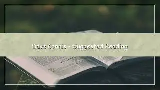 Dave Connis &ndash; Suggested Reading | English Audiobook