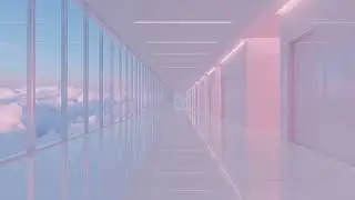Liminal High-Rise Hallway Ambience (3 Hours) &mdash; Pastel Dreamcore Skyway for Study, Focus & Calm