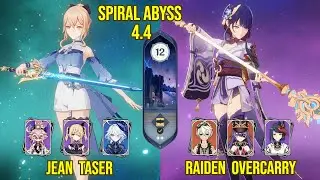 C3 Jean Taser & C1 Raiden Shogun Overcarry | Genshin Impact Spiral Abyss Version 4.4