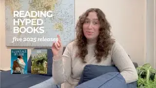 Reading 2025 releases that have received rave reviews; lit fit & nonfiction | 2025 Releases Vlog